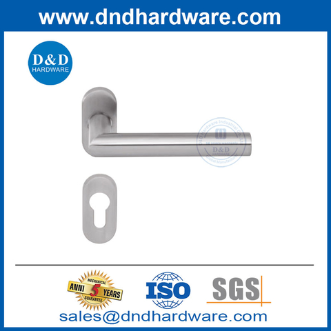 Stainless Steel Narrow Handle Bedroom Wooden Door Handle-DDNH003
