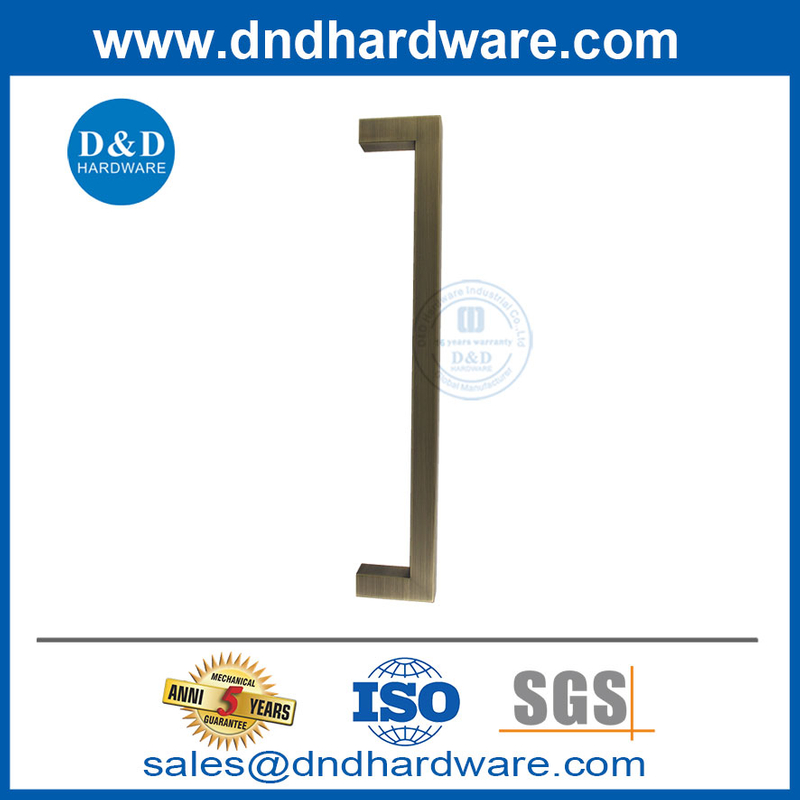 Stainless Steel Antique Brass Modern Exterior Door Pull Handles-DDPH034