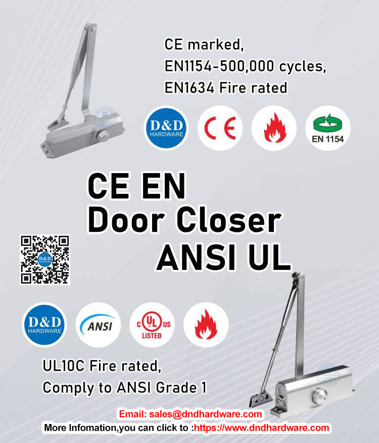 CE fire rated door closer