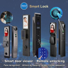 Intelligent Linkage Front Door Handle Smart Remote Capture Fingerprint Lock-DDDL002