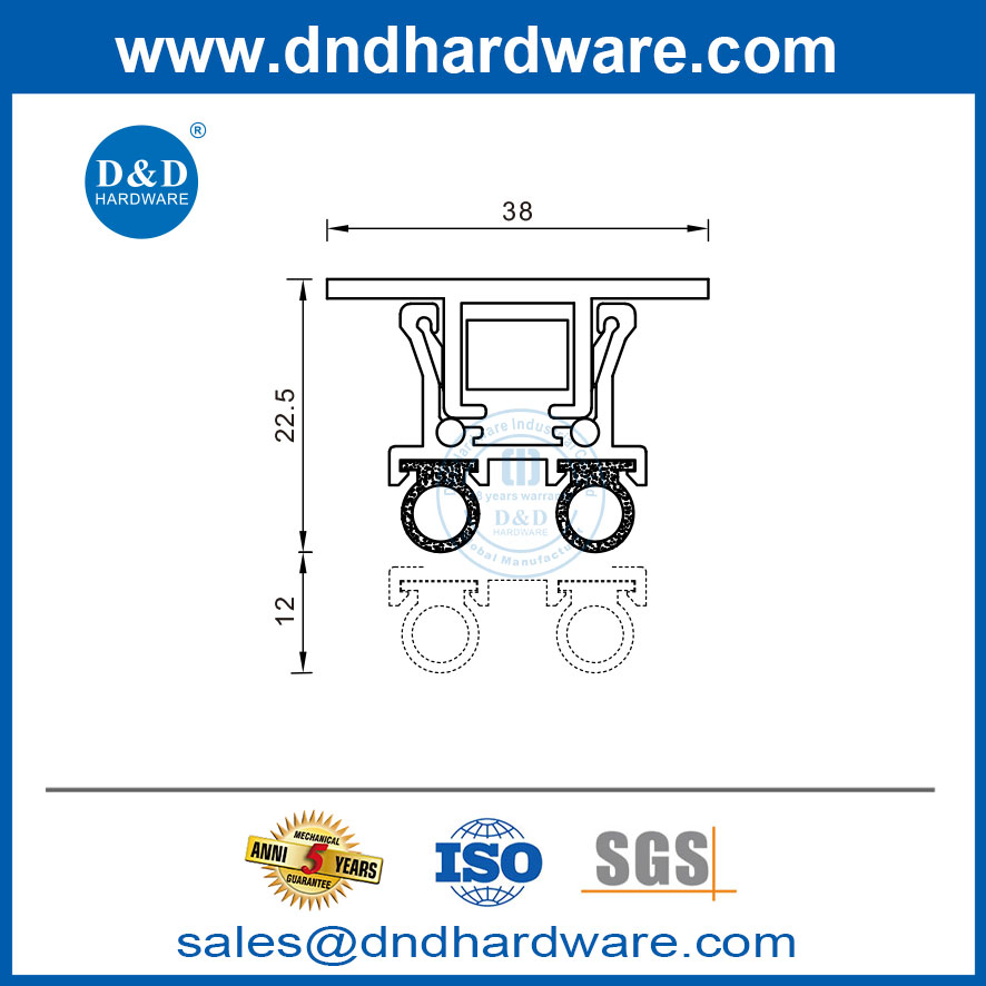 automatic bottom door seal