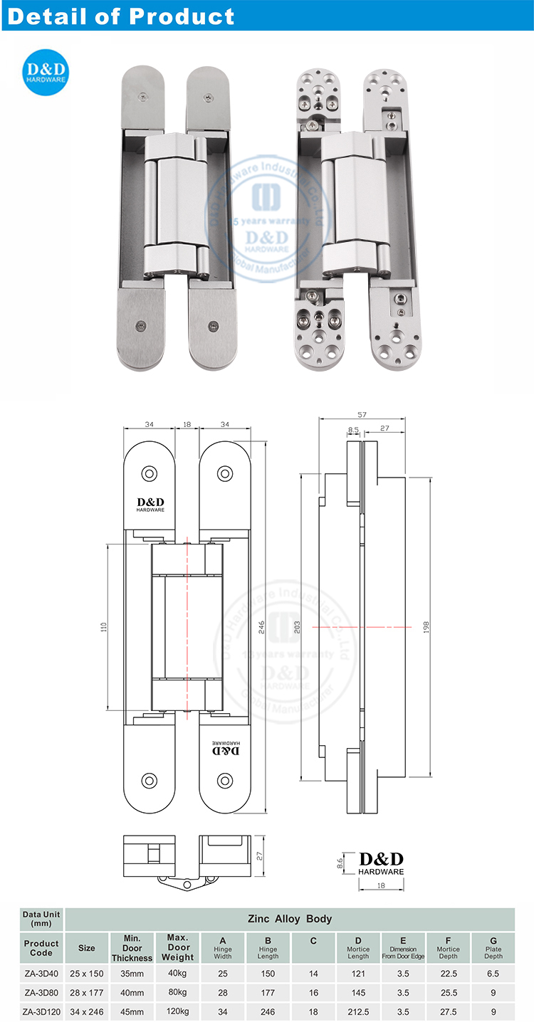 hidden hinges