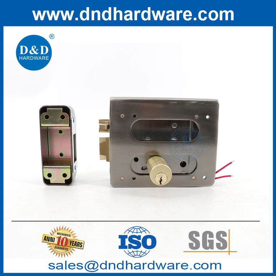 Security Electronic Smart Secure Lock Rim Cylinder Lock-DDRL045