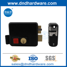 Security Black 12V Electronic Metal Gate Electric Rim Lock-DDRL074