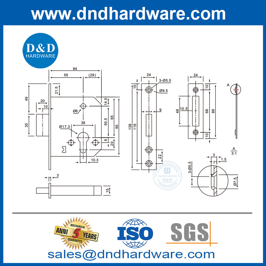 ce mortise lock