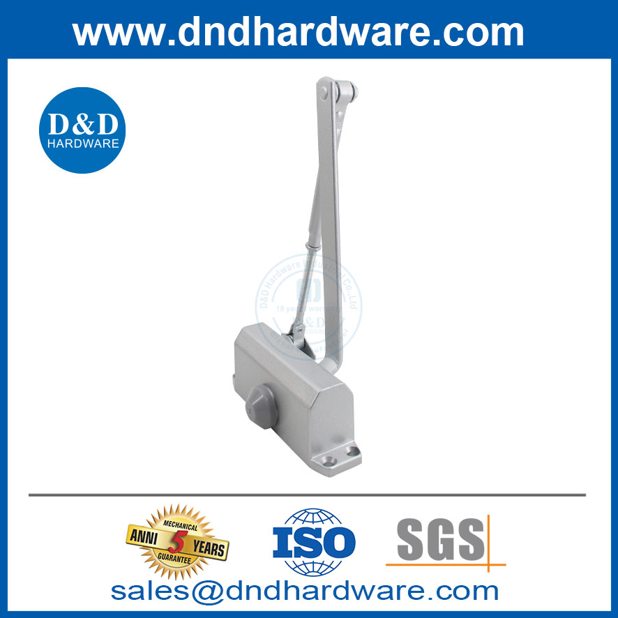 aluminum surface mounted closer