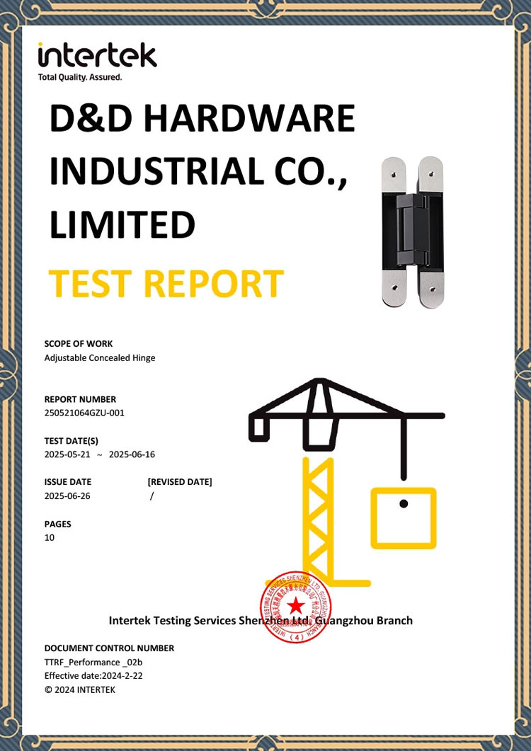 EN1935 concealed hinge