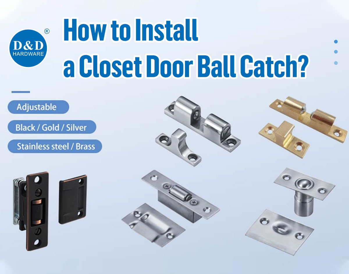 How to Install a Closet Door Ball Catch?