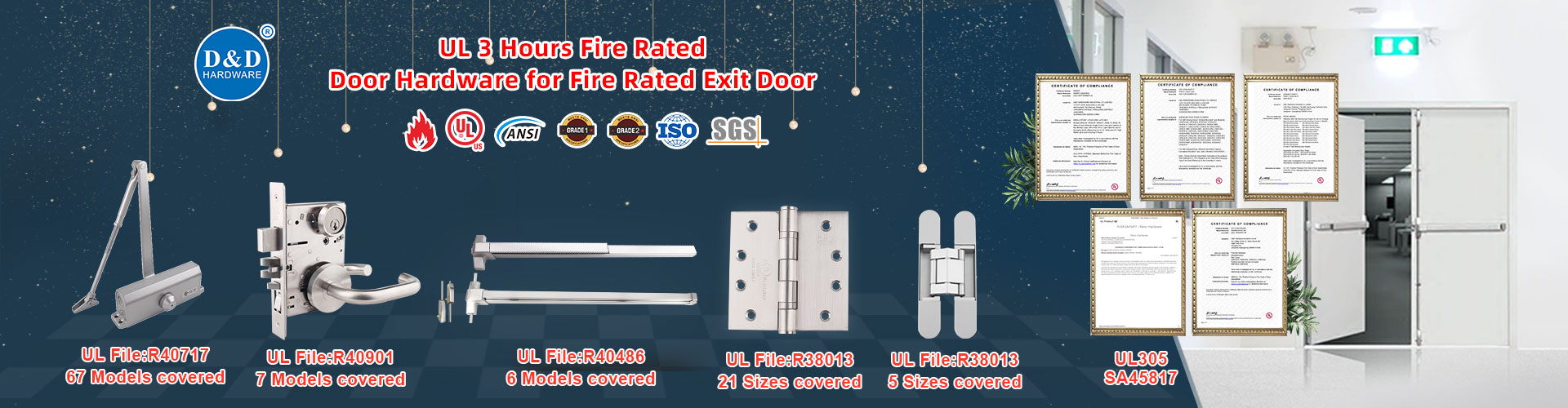 Commercial Fire Door Hardware 