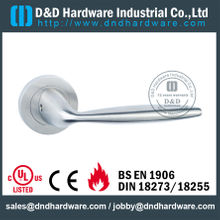 SUS316 flat tubular decorative solid lever handle for Wooden Door - DDSH132