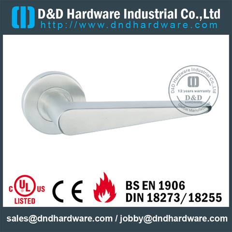 Stainless steel good quality round solid handle for Industrial Door - DDSH172 