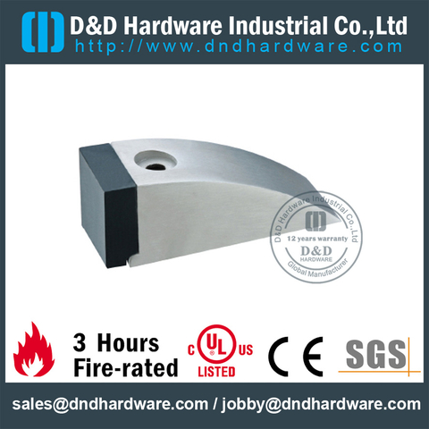 Stainless steel trapezoidal magnetic door stopper for Bedroom Door - DDDS047 