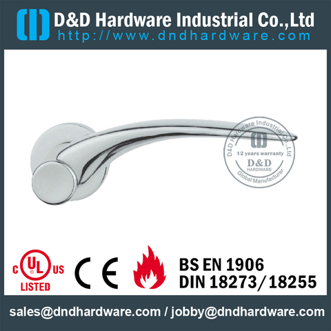 Stainless steel 316 exquisite solid door handle for Swing Door- DDSH182