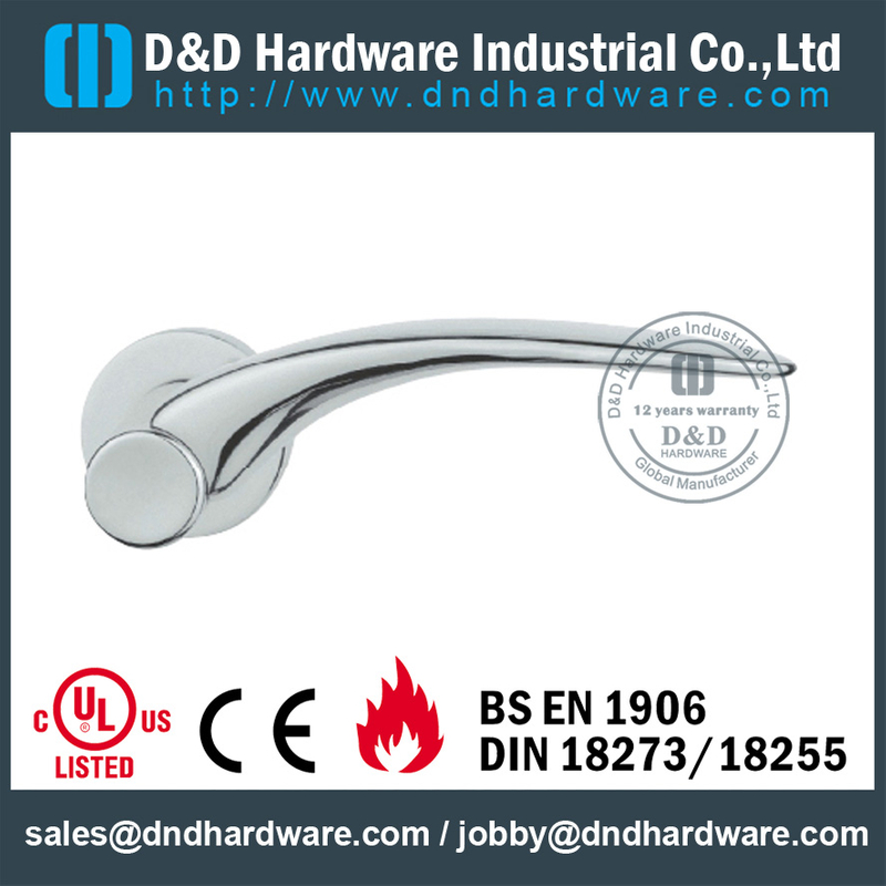Stainless steel 316 exquisite solid door handle for Swing Door- DDSH182