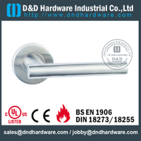 Antirust round classic solid door handle for Bedroom Door- DDSH159