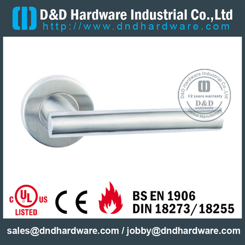 Antirust round classic solid door handle for Bedroom Door- DDSH159