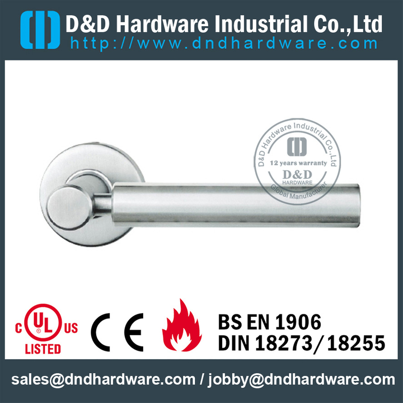 Stainless steel modern round door handle for Entrance Door - DDSH207