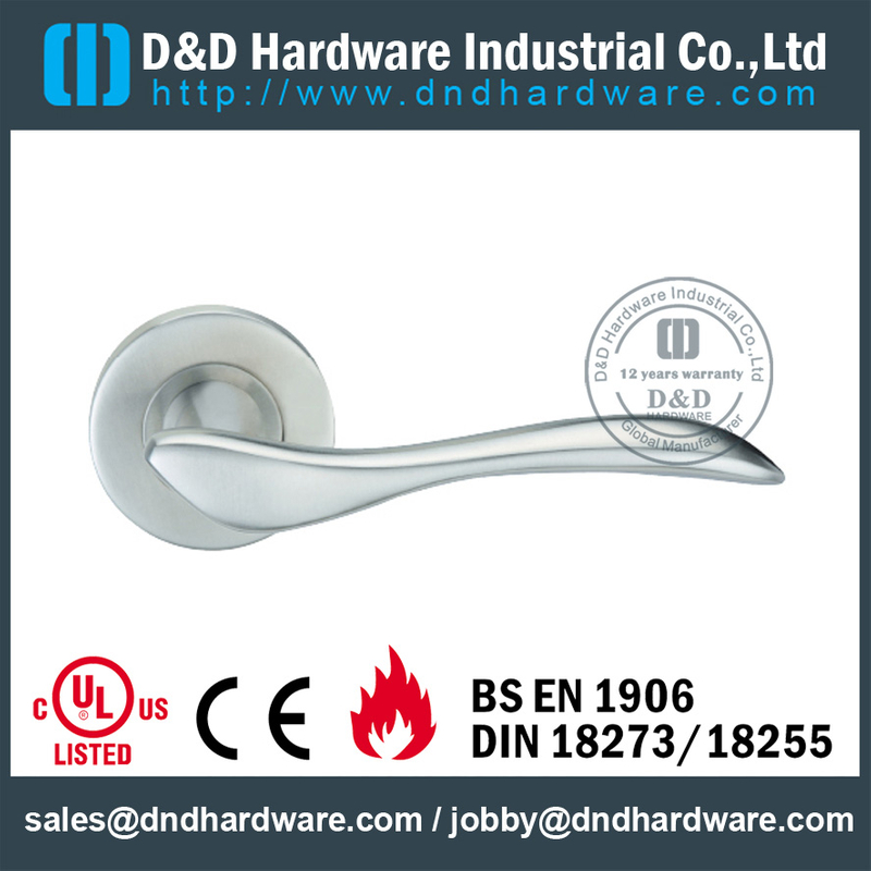  SSS316 durable twisty solid lever handle for Office Door- DDSH087
