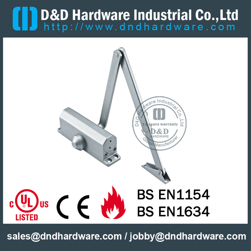 Aluminium Alloy Classical Heavy Duty Door Closer with CE Certificate for Exterior Door- DDDC-61