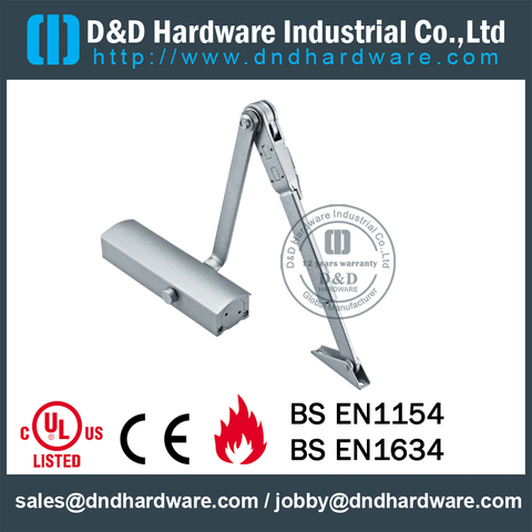 Aluminium Alloy Automatic D type Door Closer for Aluminum Door - DDDC-G30