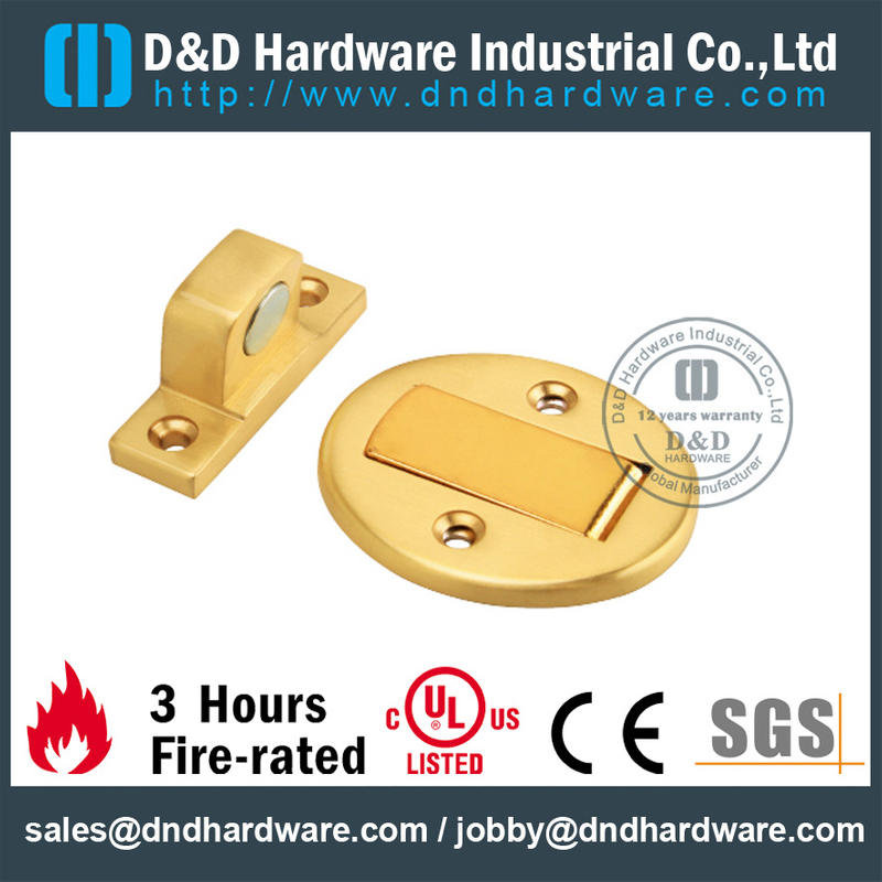 Zinc alloy round strong magnetic door stopper for Metal Door- DDDS079