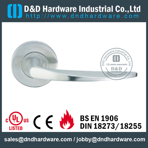 Stainless steel durable solid lever handle for Office Door- DDSH129