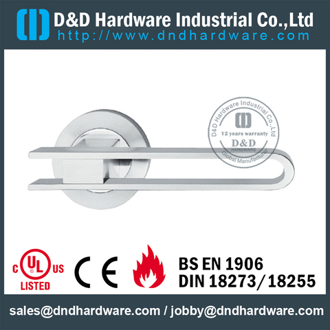 Stainless steel solid new fashion door handle for Office Door- DDSH210 