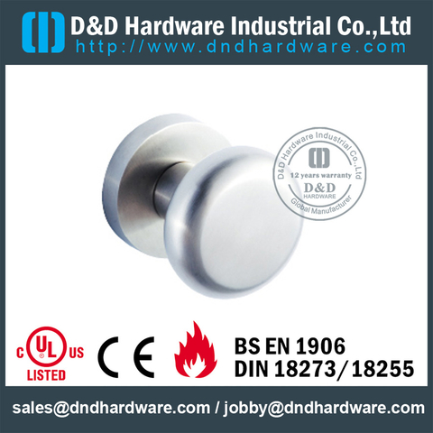  Antirust round shape solid handle with round rose for Sliding Door - DDSH196 