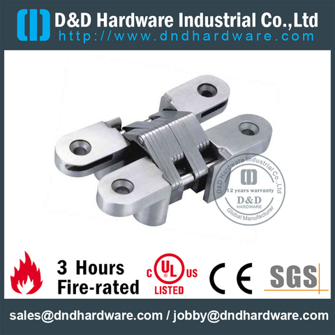 SS316 invisible Hinge for Wooden Door-28x118mm-CC04
