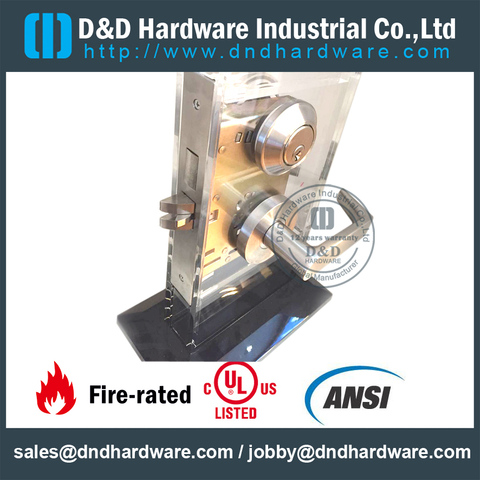 SS304 Durable ANSI Mortise Door Lock-DDAL14 F14