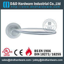 Antirust fashionable decorative crank solid lever handle for Interior Door - DDSH103