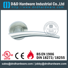 Cast Solid Stainless Steel Lever Handle for External Doors-DDSH079