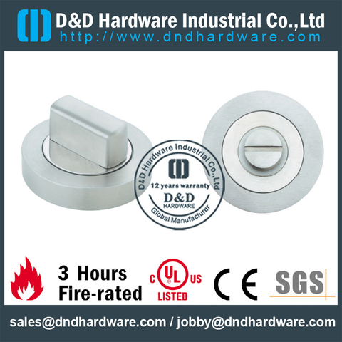 Antirust durable fancy thumb turn indicator for Bath Door -DDIK021 