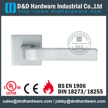 Stainless Steel 304 Interior Designer Solid Lever Handle for Fire Doors-DDSH203