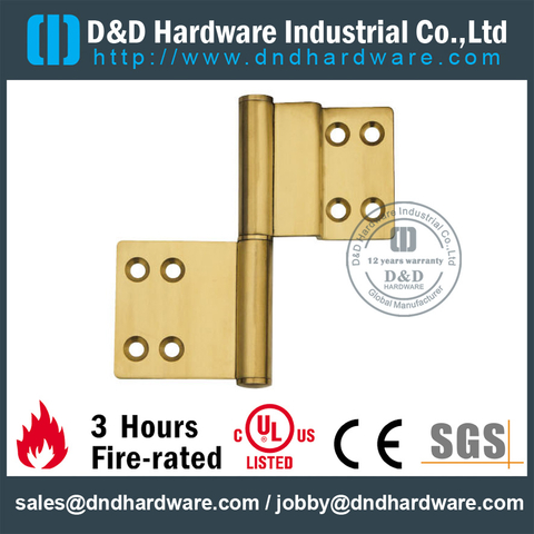 DDBH021-Solid brass special flag hinge for Hotel Door