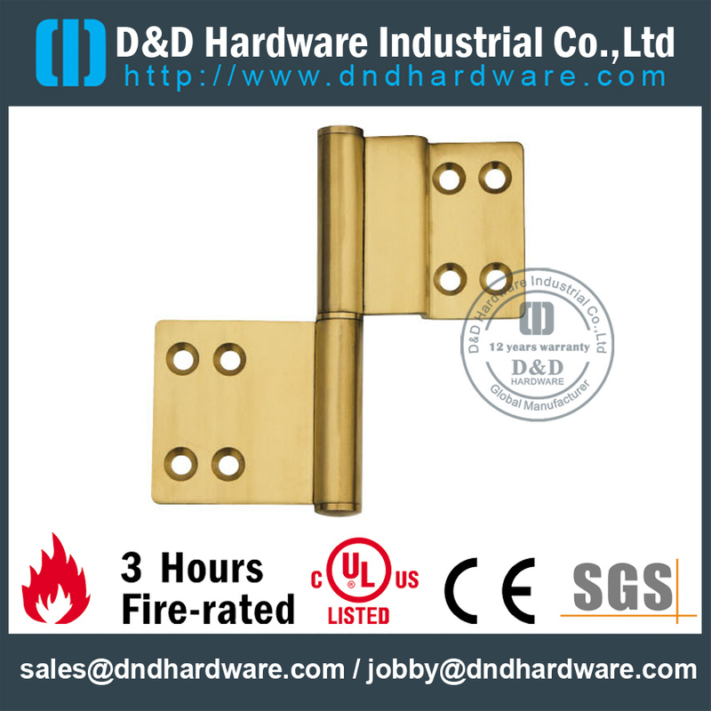 DDBH021-Solid brass special flag hinge for Hotel Door
