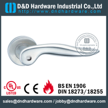 Antirust durable good hand feeling solid lever handle for Steel Door- DDSH136 