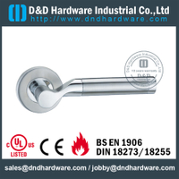 Antirust safety round tubular solid door handle for Entrance Door - DDSH060 